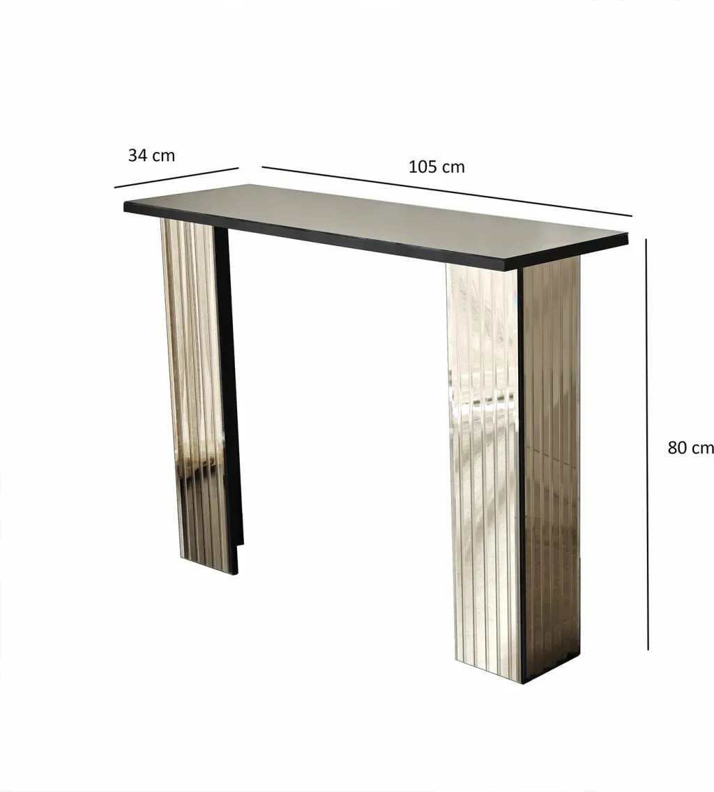 Komodinë me Sirtarë Dresser 3B, bronz - 6