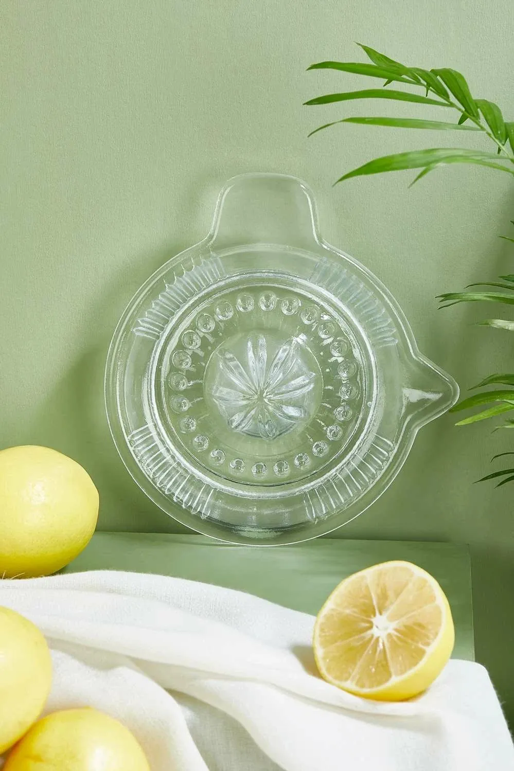 Shtrydhëse limoni prej qelqi, Hermia, transparente - 3
