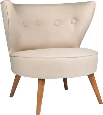 Karrige krahu Eddy, krem, Atelier del Sofa