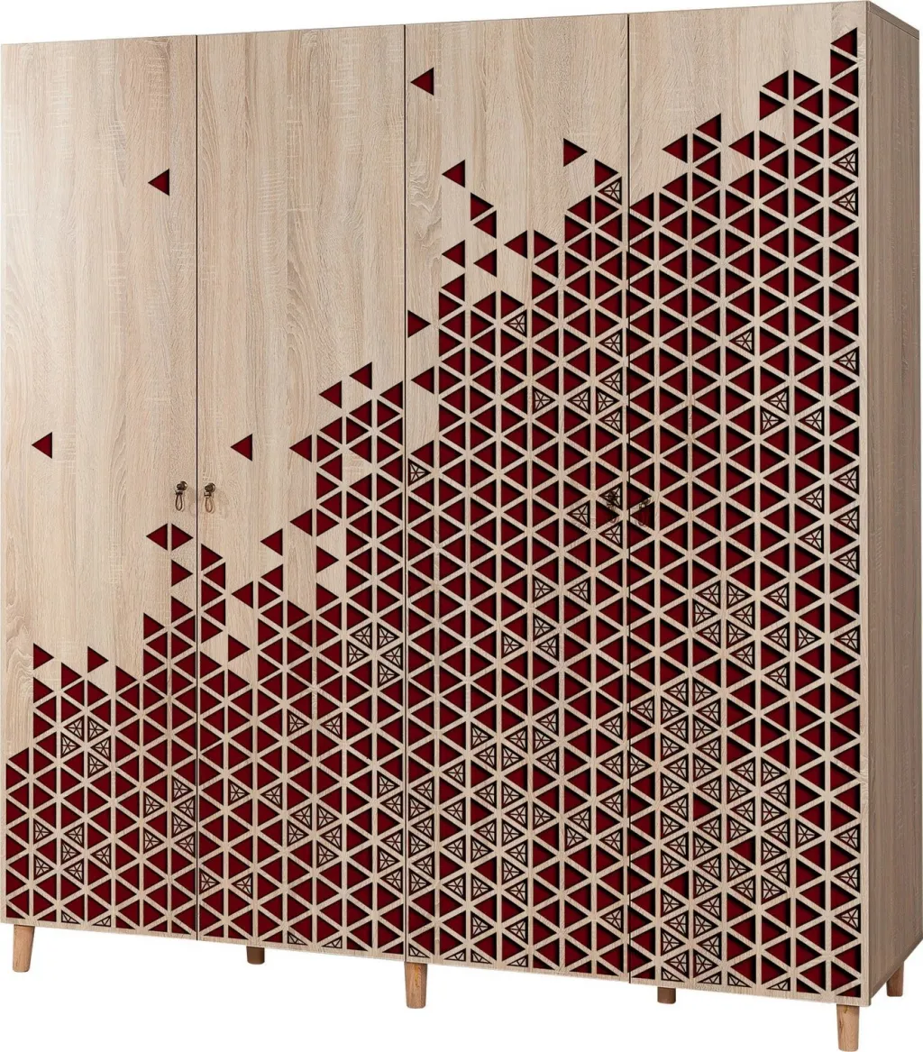 Dollap multifunksional Hanah Home, Multibox - 122, ngjyrë lisi Sonoma - 5