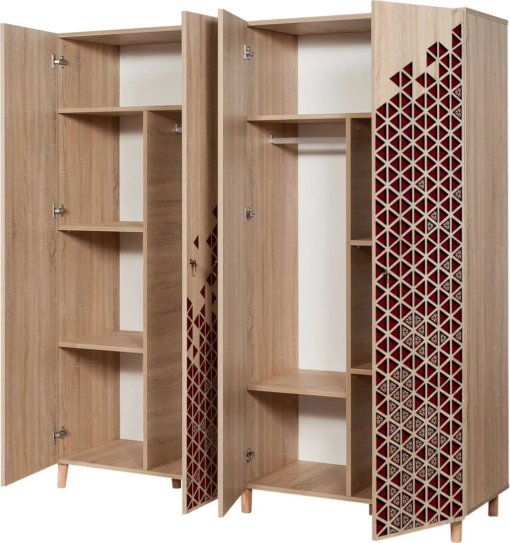 Dollap multifunksional Hanah Home, Multibox - 122, ngjyrë lisi Sonoma - 6
