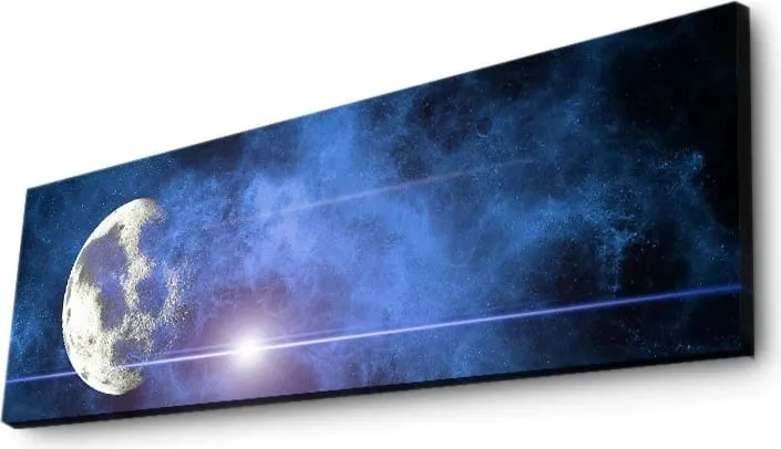 Pikturë dekorative me drita LED, Wallity, 3090DACT-54, shumëngjyrëshe, 30x90cm - 5