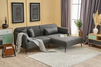 Këndore Atelier del Sofa, anë e djathtë, ngjyrë antracit