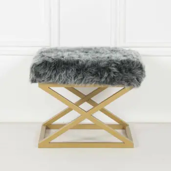 Puf Atelier del Sofa, pelush Capraz, ari, gri