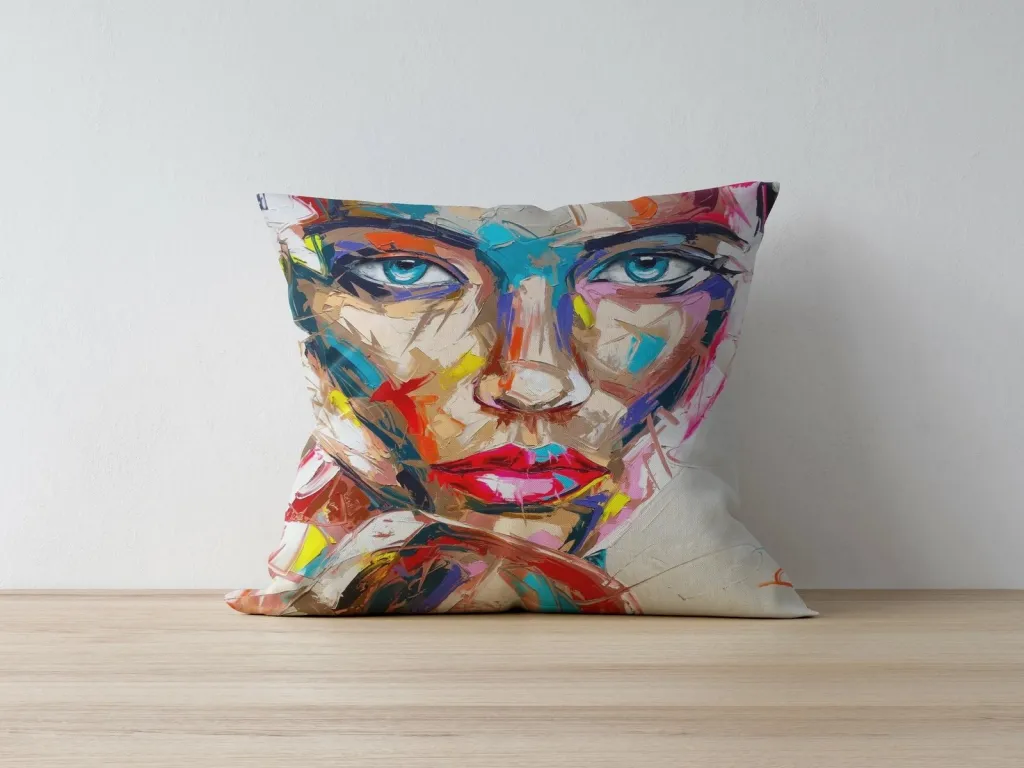 Jastëk dekorativ Aberto Design, a1022, shumëngjyrësh, 43x43cm - 1