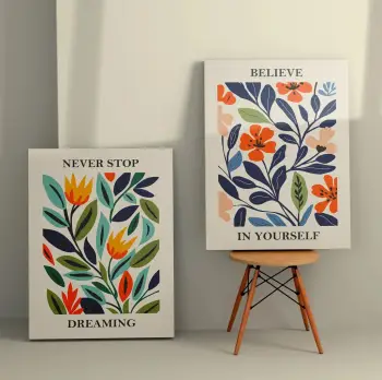 Pikturë dekorative në kanavacë (2 copë), Wallity, 2KNV4331, 50x70cm