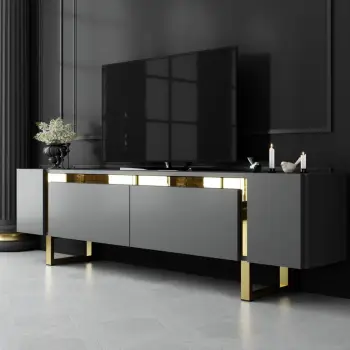 Komodë TV Hanah Home, Yildiz, antracit dhe ar