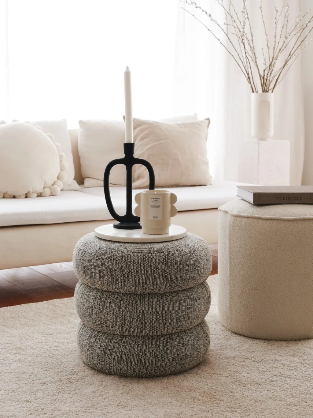 Puf Atelier del Sofa, Boum, ngjyrë gri - 2