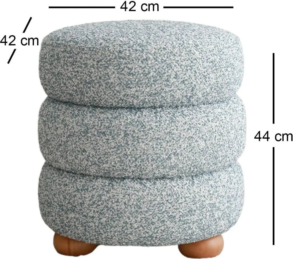 Puf Atelier del Sofa, Boumy Wood, blu - 6