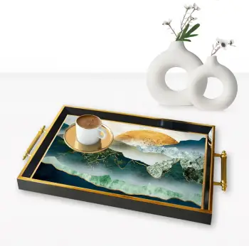 Tabaka xhami, dizajn artistik, shumëngjyrëshe, Aberto Design, TPA9870
