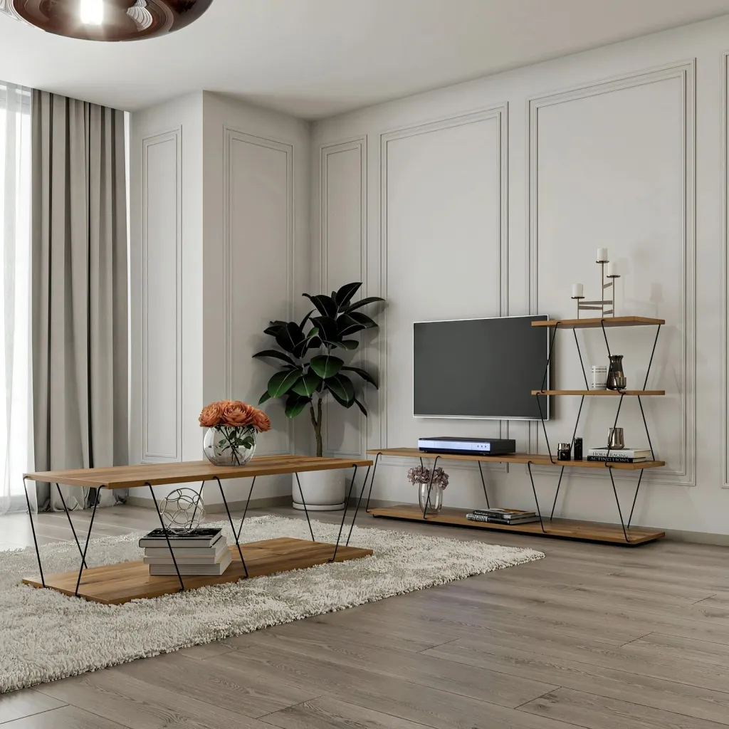 Set Mobiljesh Dhome Ndenjeje Basak, pishë atlantike, zezë - 1