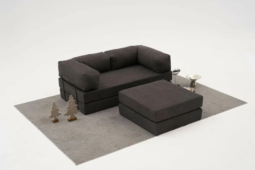 Kënd-sofë Comfort Mini, ngjyrë antracit, Atelier del Sofa - 1