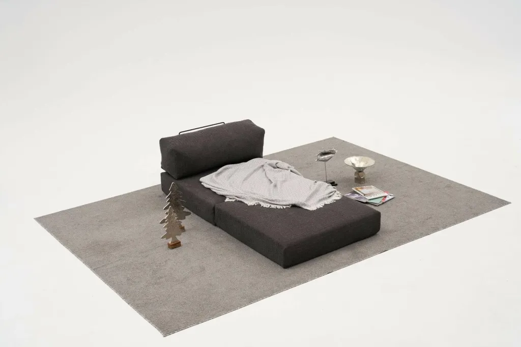 Kënd-sofë Comfort Mini, ngjyrë antracit, Atelier del Sofa - 3