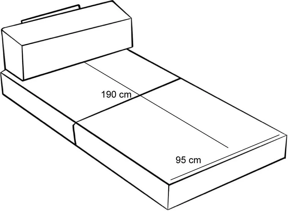 Kënd-sofë Comfort Mini, ngjyrë antracit, Atelier del Sofa - 7