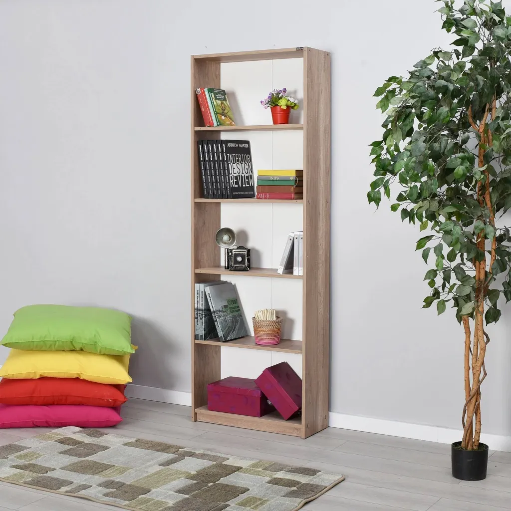 Raft librash Hanah Home, Ktp-350-Tt-1, ngjyrë arr e çelët - 2