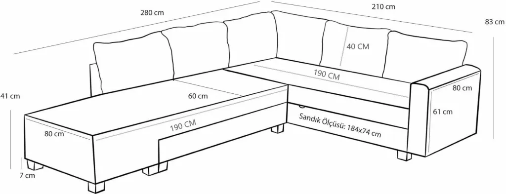 Kënd divan-krevat Atelier del Sofa, Aly majtas, bezhë - 11