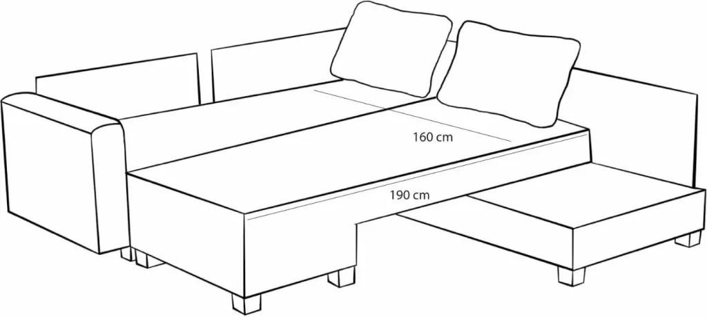 Kënd divan-krevat Atelier del Sofa, Aly majtas, bezhë - 12