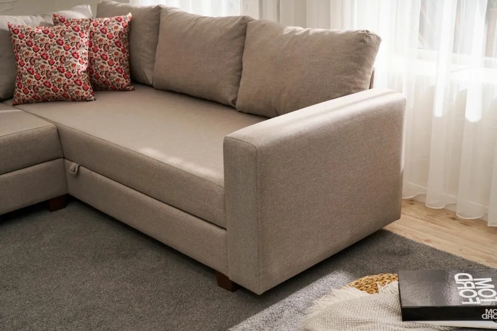 Kënd divan-krevat Atelier del Sofa, Aly majtas, bezhë - 3