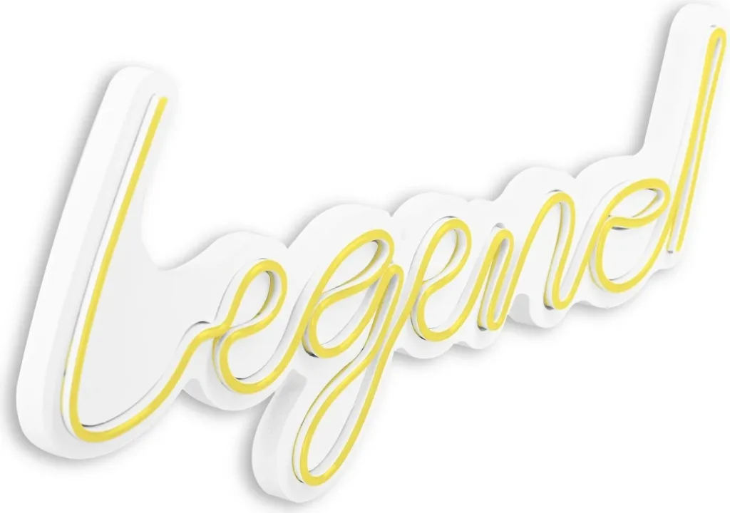 Dekorim plastik me drita LED, Legend, ngjyrë e verdhë - 6