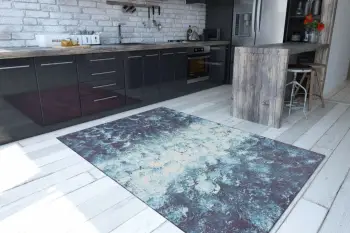 Qilim Conceptum Hypnose, Ada Gönül Chenille, blu, 230x330cm