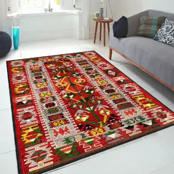Qilim Velvet Conceptum Hypnose, shumëngjyrësh, 80x120cm, Els1786