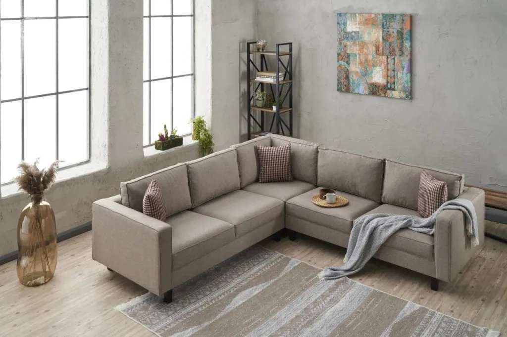 Këndare Atelier del Sofa, pëlhurë Kale, ngjyrë krem - 2