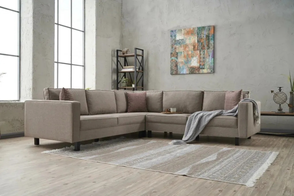 Këndare Atelier del Sofa, pëlhurë Kale, ngjyrë krem - 3