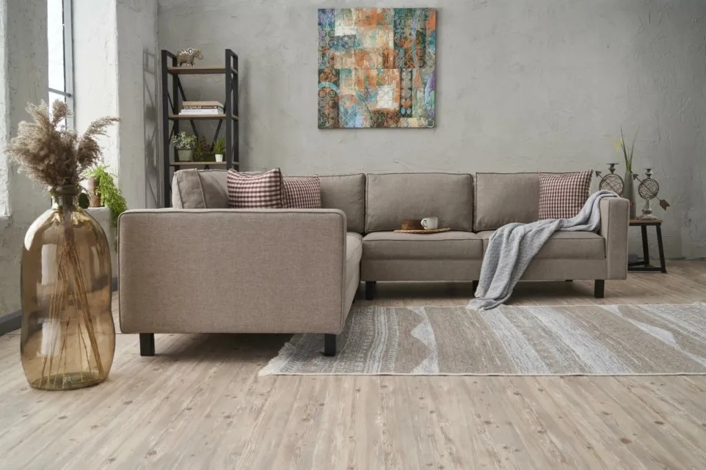 Këndare Atelier del Sofa, pëlhurë Kale, ngjyrë krem - 5