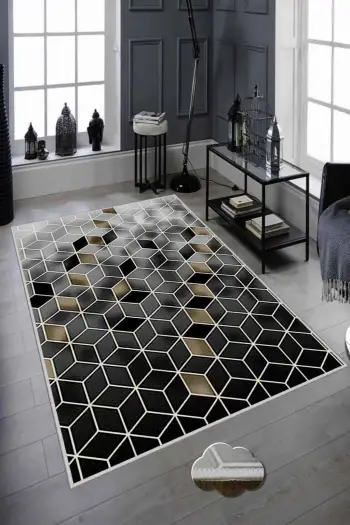 Qilim (50x80) Conceptum Hypnose, Hmnt815, shumëngjyrësh