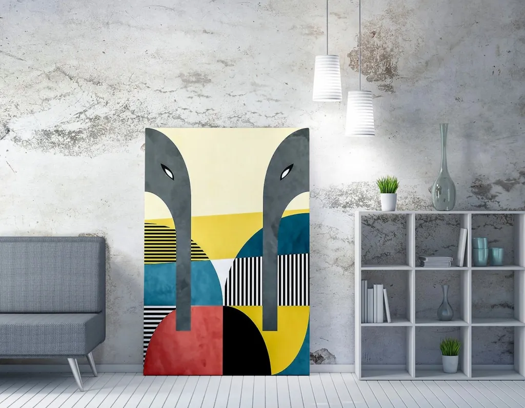 Pikturë dekorative në kanavacë, Wallity WY172, 70x100cm - 1