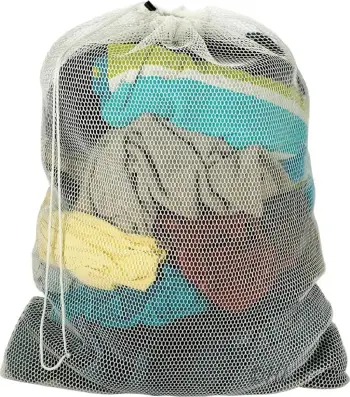 Shportë rrobash prej fleti, e bardhë, Aberto Design, Als-3899, 40x60cm