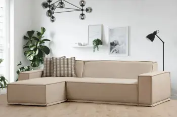 Kënd-sofë Atelier del Sofa, Lego Corner (Chl-2R), krem