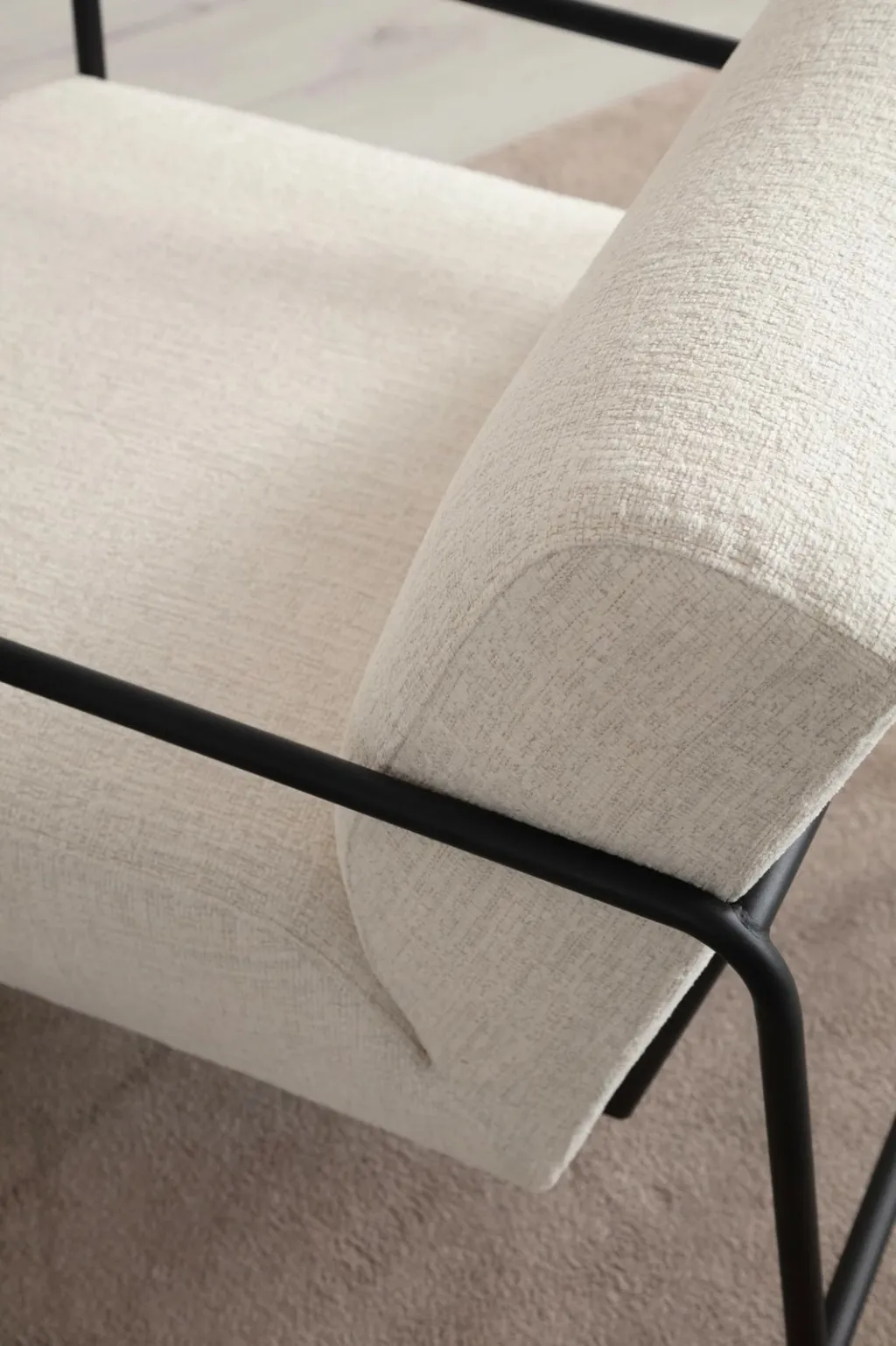 Karrige krahu Atelier del Sofa, Eti Bergere, e bardhë - 4