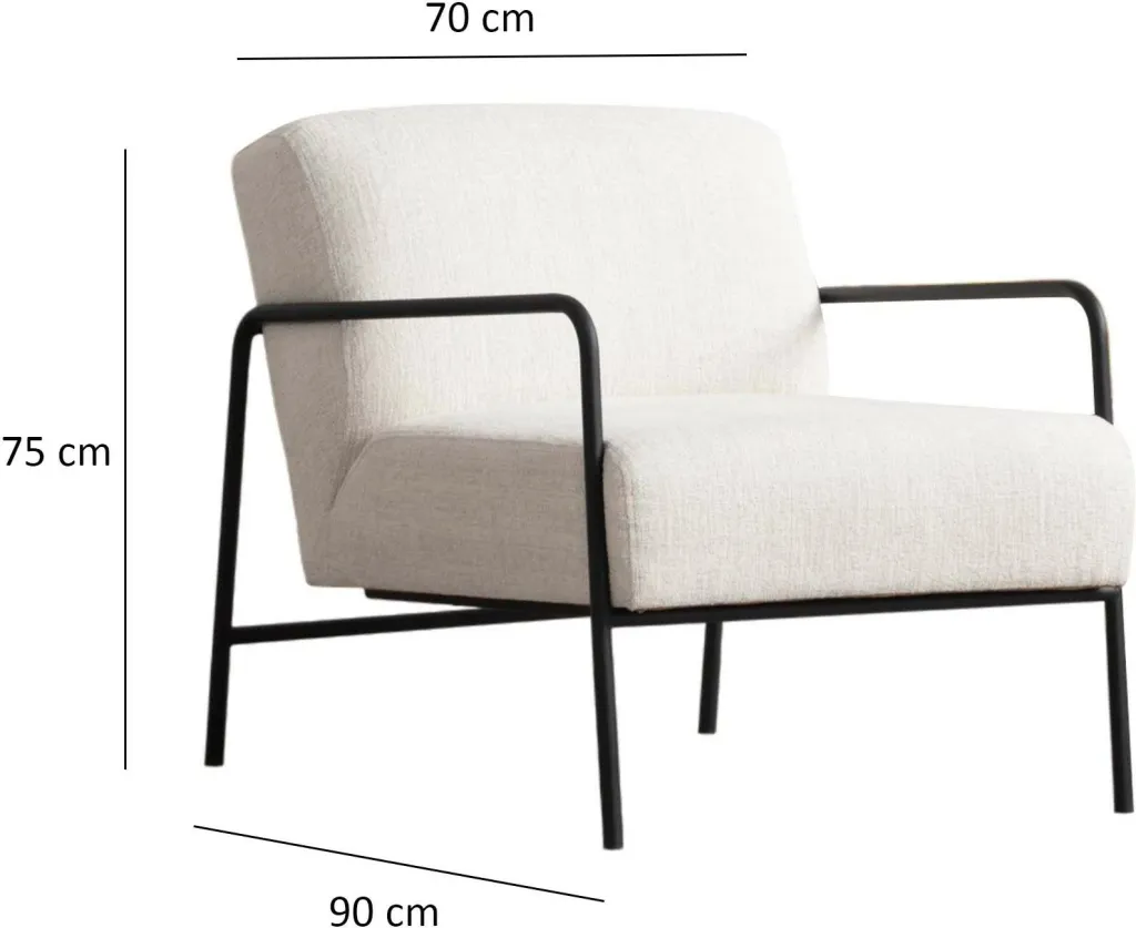 Karrige krahu Atelier del Sofa, Eti Bergere, e bardhë - 6