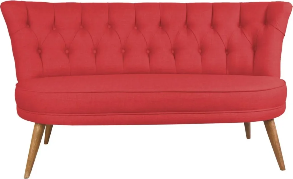Divan 2-vendësh Atelier del Sofa, Richland Loveseat, ngjyrë e kuqe tile - 1