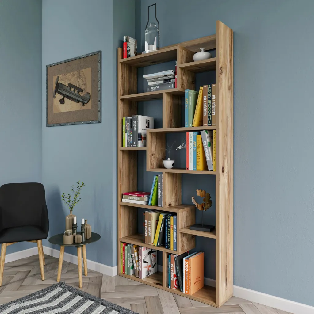 Raft librash Hanah Home, Kuttap, ngjyrë pishë - 2