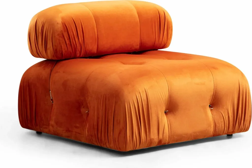Kënd-sofë Bubble, ngjyrë e kuqe, Atelier del Sofa (L1-O1-1R-Puf) - 3