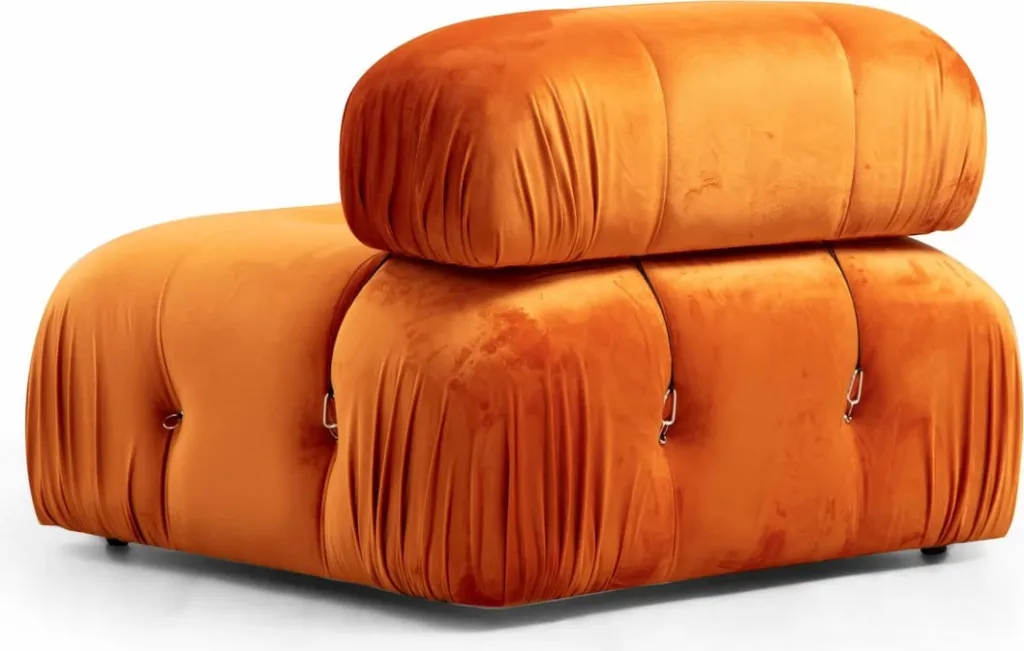 Kënd-sofë Bubble, ngjyrë e kuqe, Atelier del Sofa (L1-O1-1R-Puf) - 4