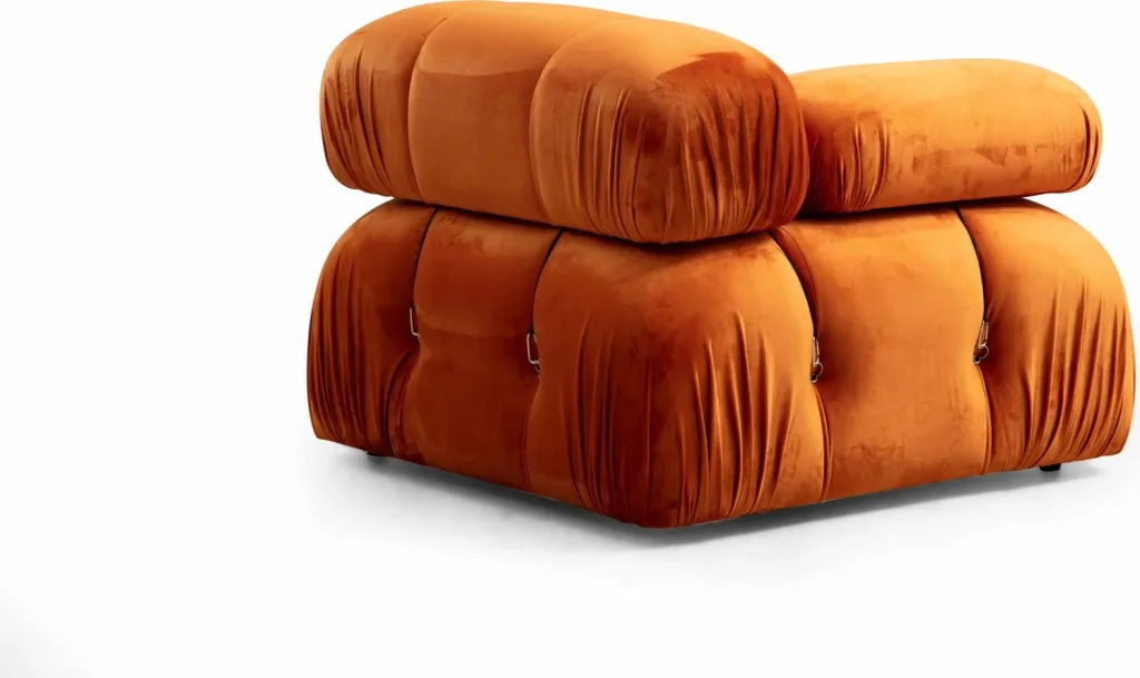 Kënd-sofë Bubble, ngjyrë e kuqe, Atelier del Sofa (L1-O1-1R-Puf) - 6