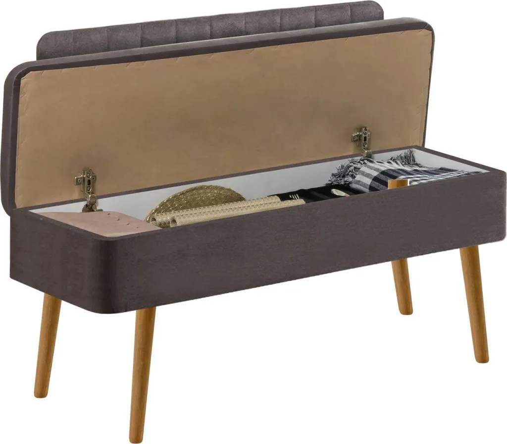 Tavolinë me karrige, set 5 pjesësh, zgjatshme, Hanah Home Vina 0701-4, anthracite, atlantic - 11