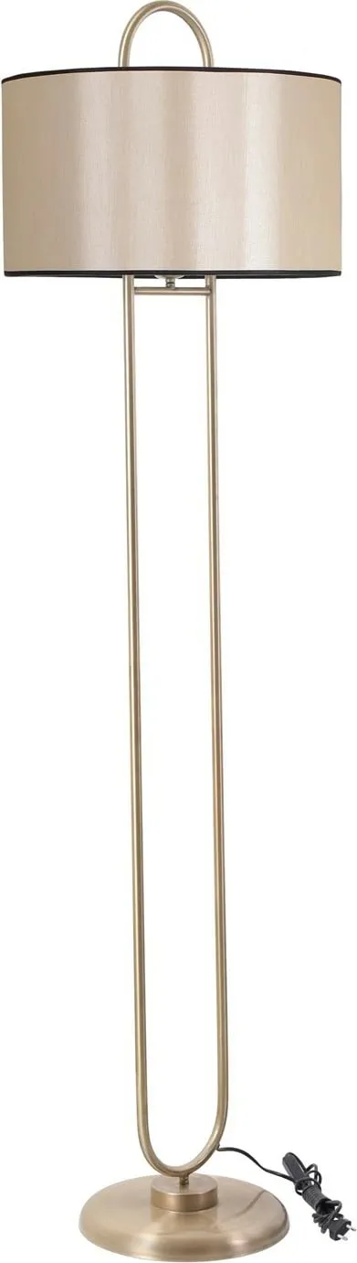 Lambader Opviq Elips, këmbë eskitme, abazhuri krem, 170cm - 2