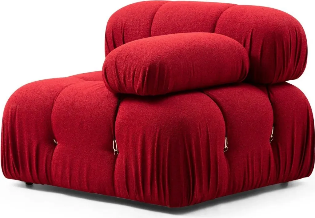 Karrige njëvendëshe Bubble, e kuqe, Atelier del Sofa - 1