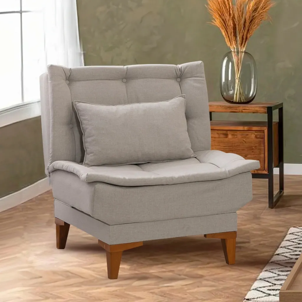 Karrige krahu Santo, krem, Atelier del Sofa - 1