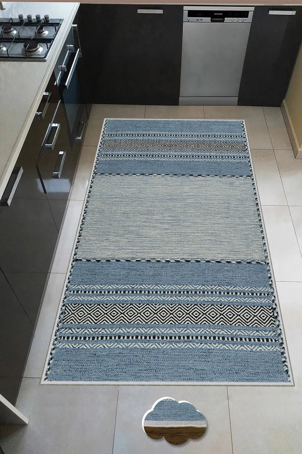 Qilim (60x100) Conceptum Hypnose, Wookece251, shumëngjyrësh - 1