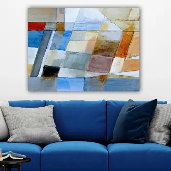 Pikturë dekorative në kanavacë, shumëngjyrëshe, 70x100cm, 97239719_70100