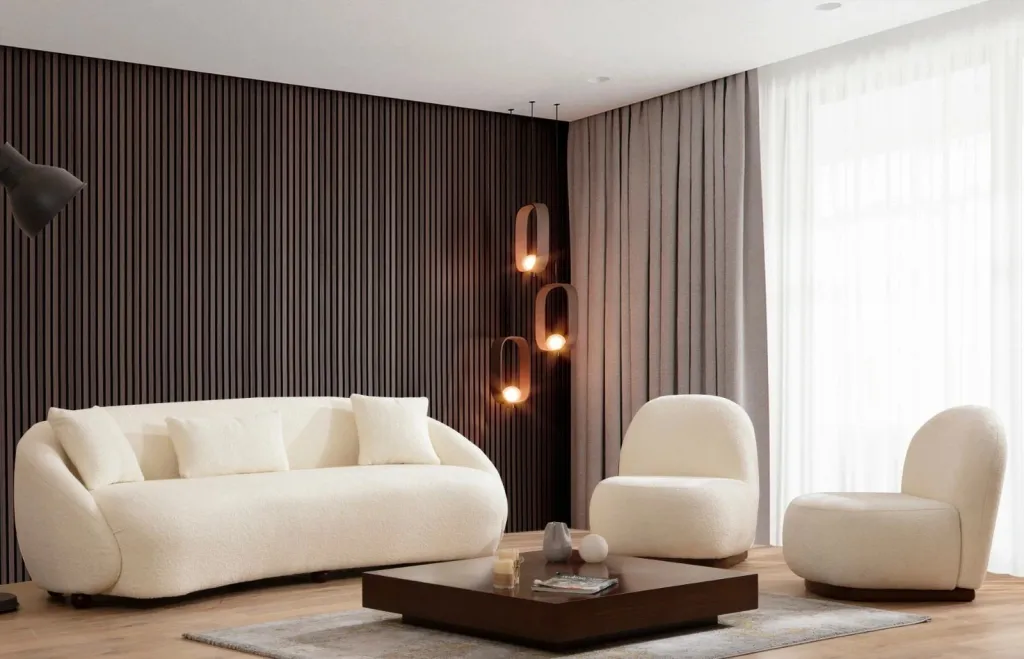 Divan treshe Atelier del Sofa, bouclette krem Napoli - 2