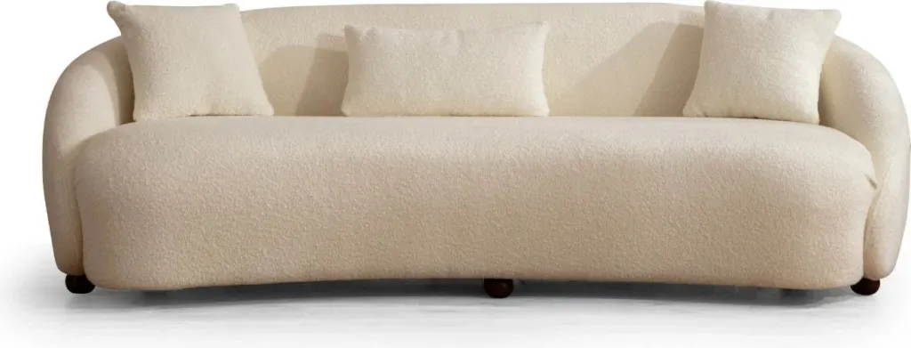 Divan treshe Atelier del Sofa, bouclette krem Napoli - 3