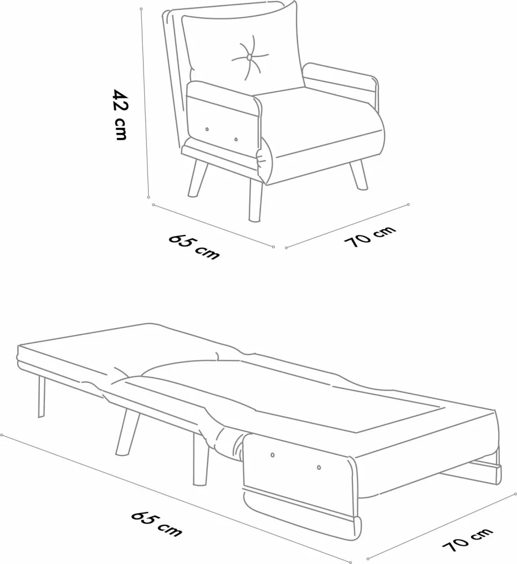 Krevat-karrige një vendës, Atelier del Sofa, Cosmo Single, material teddy, e bardhë - 13