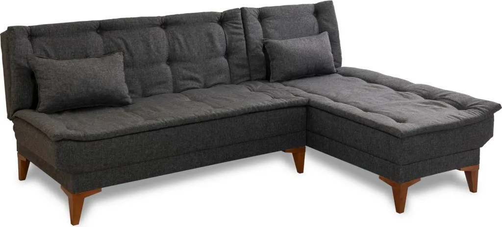 Kënd divan-krevat Belen, ngjyrë antracit, Atelier del Sofa - 3
