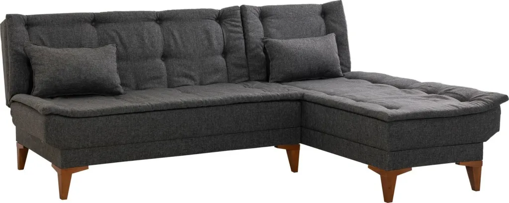 Kënd divan-krevat Belen, ngjyrë antracit, Atelier del Sofa - 4